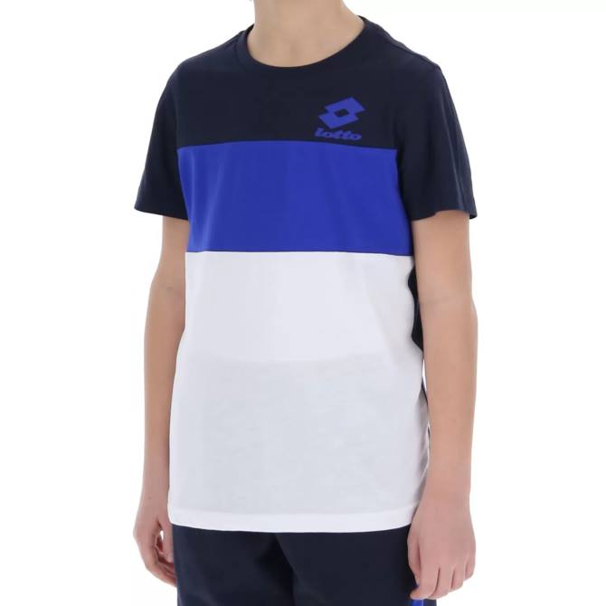 deti athletica b iii tee js Lotto námornícka modrá/svetlo biela 2Z281137