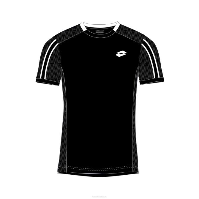 deti squadra b ii tee pl Lotto všetko čierne 2Z281173