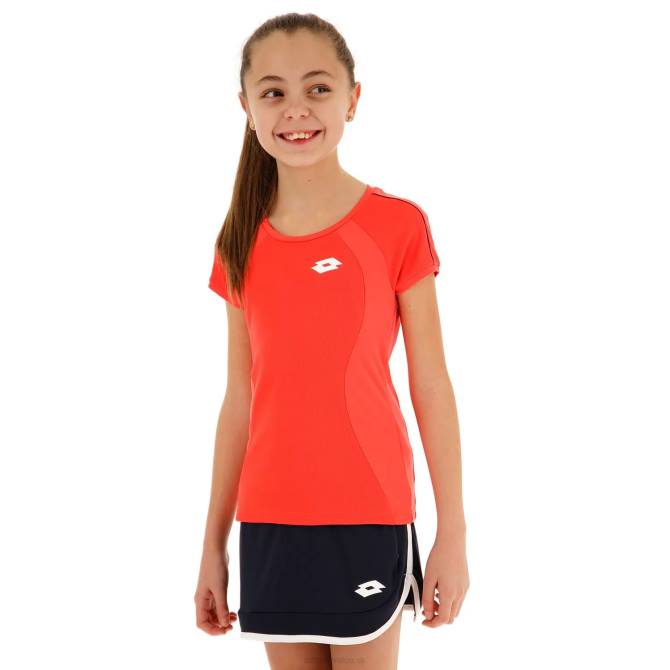 deti squadra g tee pl Lotto červená fluo 2Z281169