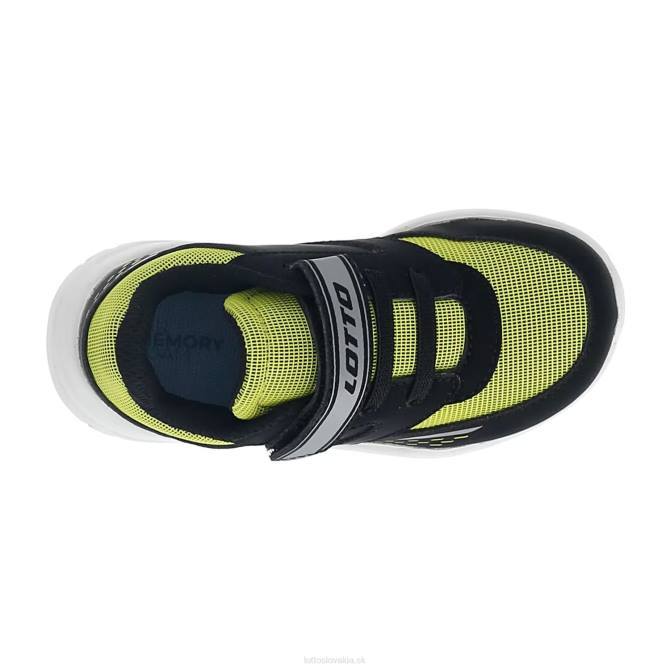 deti spacelite amf 2 ii inf s Lotto celé čierne/akáciovo zelené 2Z281096