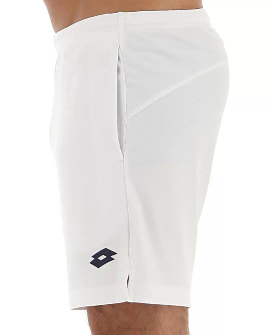 muži squadra ii short7 pl Lotto žiarivo biele 2Z28618