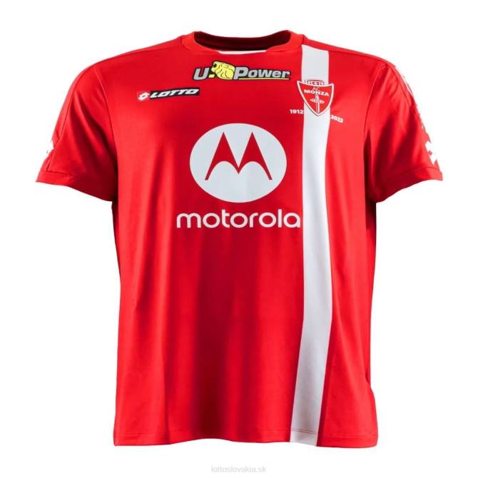 muži ac monza home 22/23 autentické Lotto plameňovo červená 2Z28640