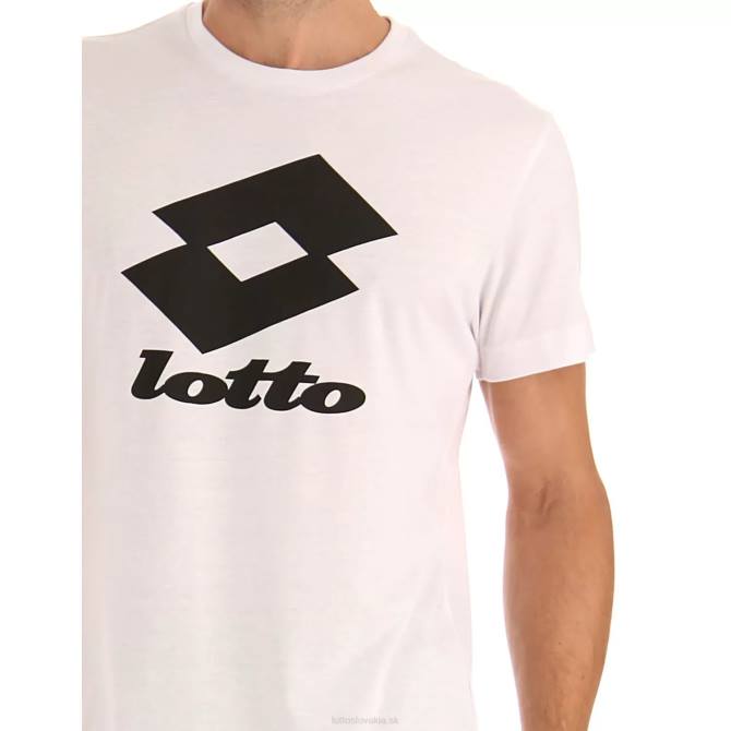 muži inteligentné tričko iii Lotto žiarivo biele 2Z28401