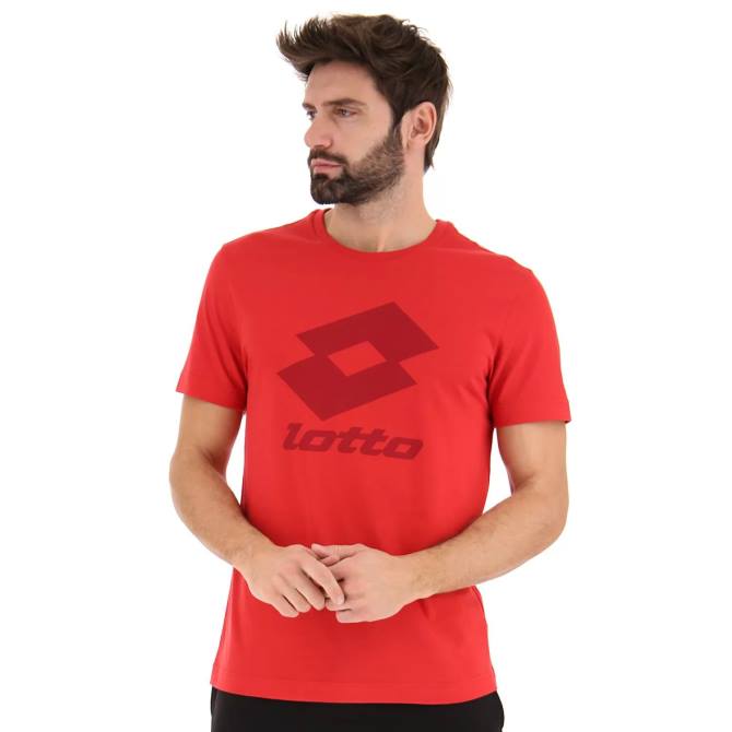 muži inteligentné tričko iv 2 Lotto tango červená 2Z28449