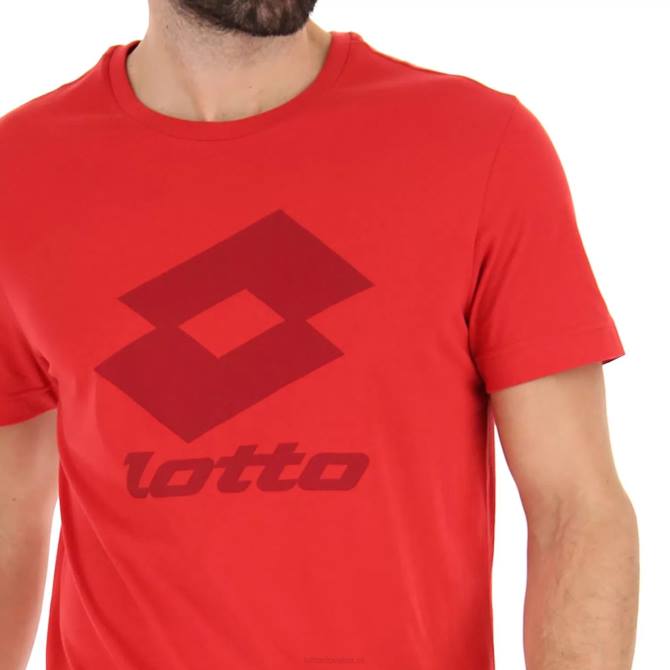 muži inteligentné tričko iv 2 Lotto tango červená 2Z28449