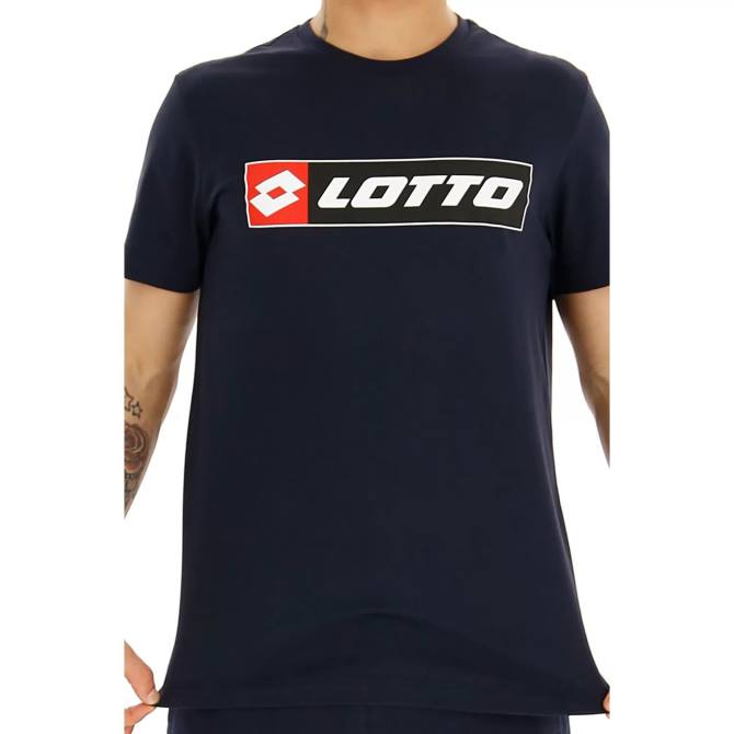 muži logo trička js Lotto námornícka modrá 2Z28430