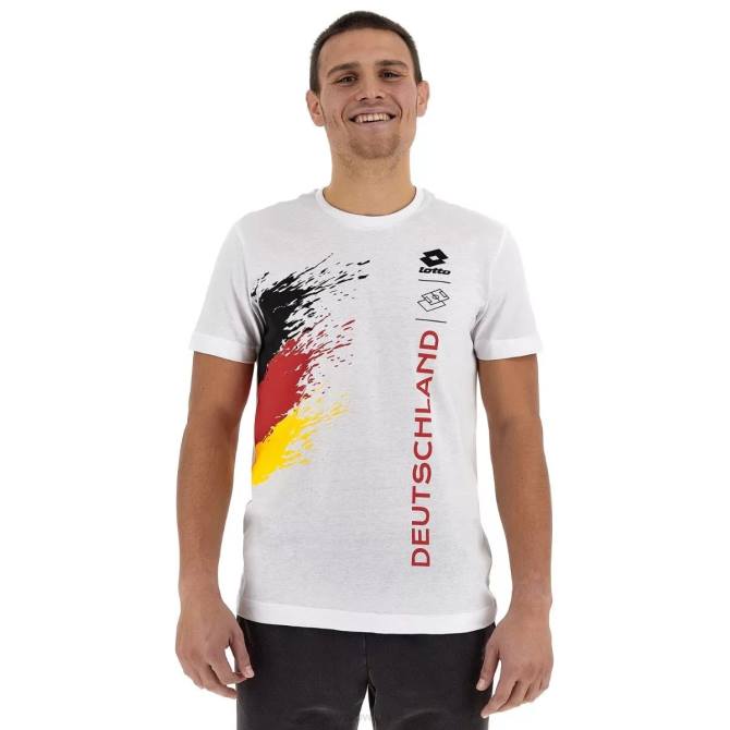 muži tee wc22 nemecko Lotto žiarivo biele 2Z28453