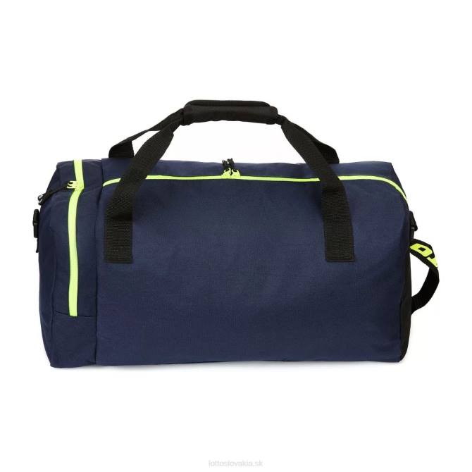 muži bag gym s Lotto námornícka modrá/strieborný kov/bezpečnostná žltá 2Z28653