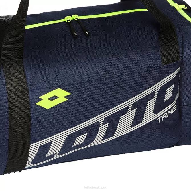 muži bag gym s Lotto námornícka modrá/strieborný kov/bezpečnostná žltá 2Z28653