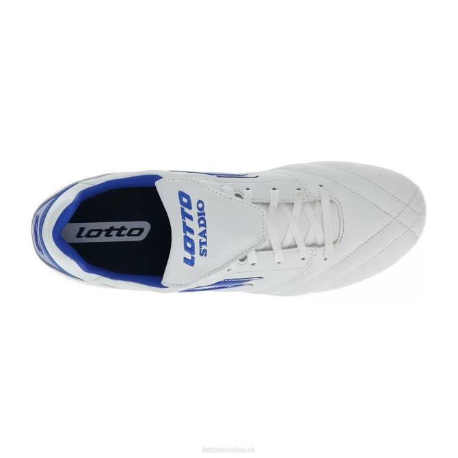 muži štadión 200 iii fg Lotto všetko biele/pacific blue 2Z28147