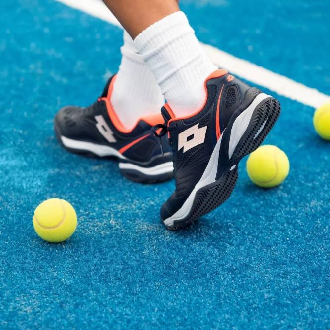 muži superrapida 200 prt Lotto námornícka modrá/celá biela/koralová fluo 2Z28210