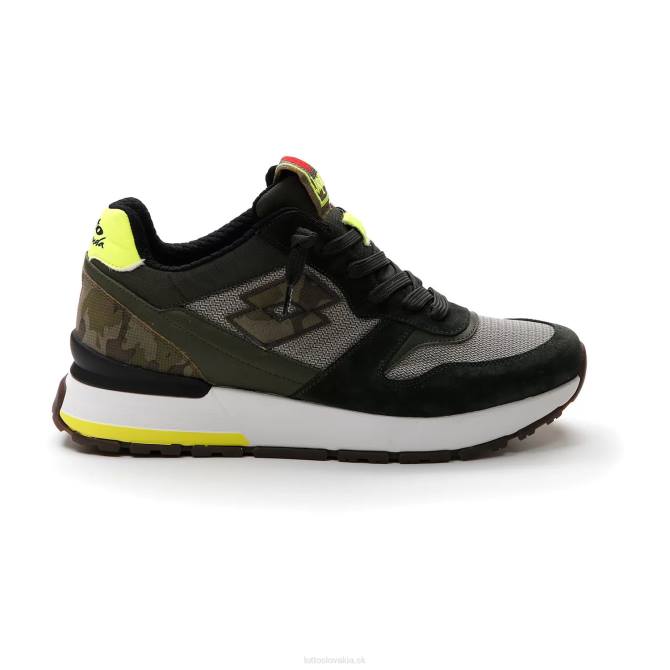 muži tokyo ginza camo Lotto zelená živica/teplá šedá 4u/hroznový list 2Z2824
