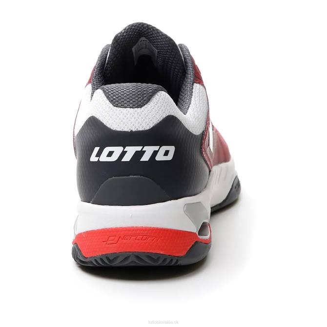 muži fatamorgána 100 cly Lotto červený mak/celý biely/asfalt 2Z2895