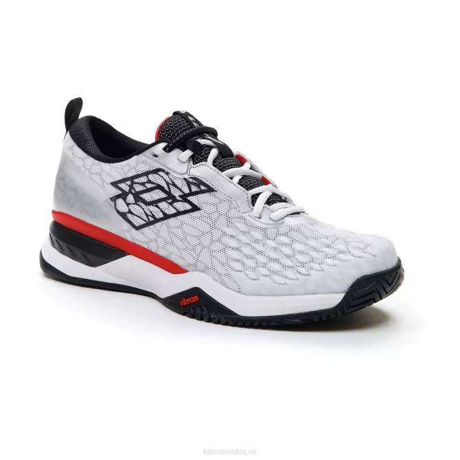 muži raptor hyperpulse 100 spd Lotto celá biela/celá čierna/plamenovo červená 2Z28106
