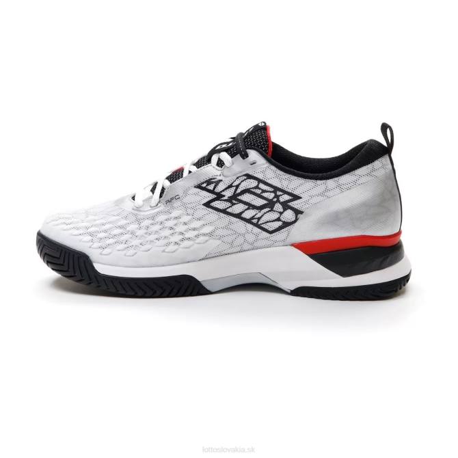 muži raptor hyperpulse 100 spd Lotto celá biela/celá čierna/plamenovo červená 2Z28106