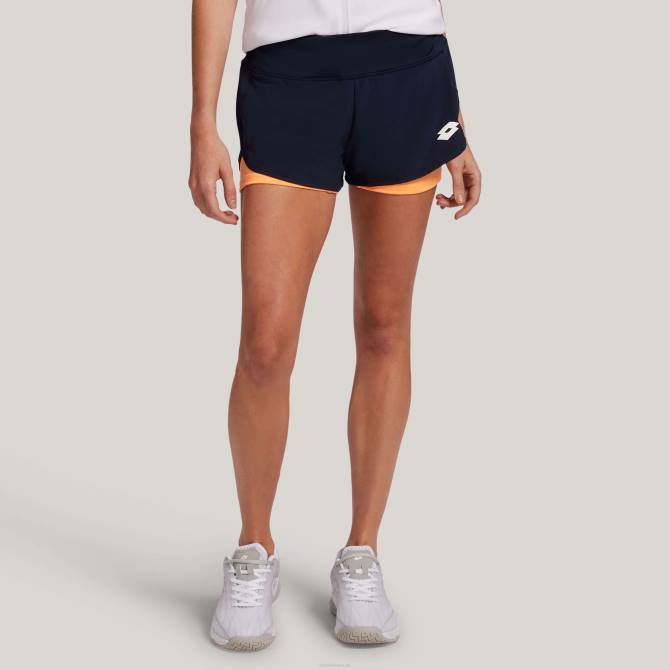 ženy top ten shorts ii Lotto námornícka modrá/oranžová beat 2Z281351